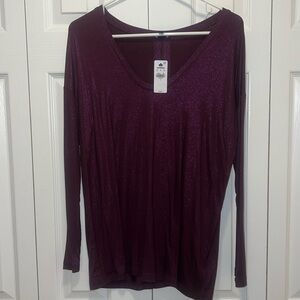 Express shimmery top